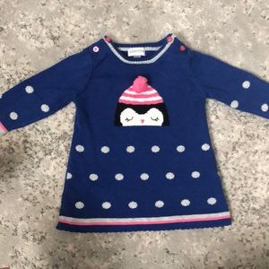 Absorba Penguin knit sweater dress